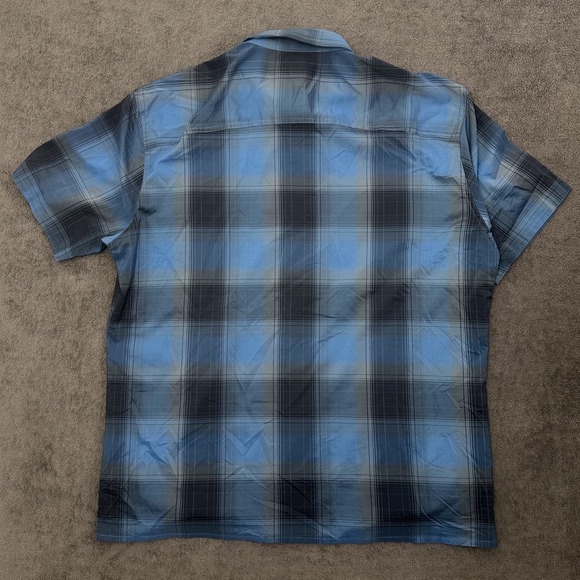 KUHL mens plaid shirt button up size 2XL double pocket outdoor comfort hiking - Picture 9 of 9